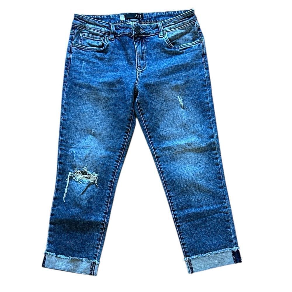Kut From The Kloth Amy Crop Straight Leg Jeans